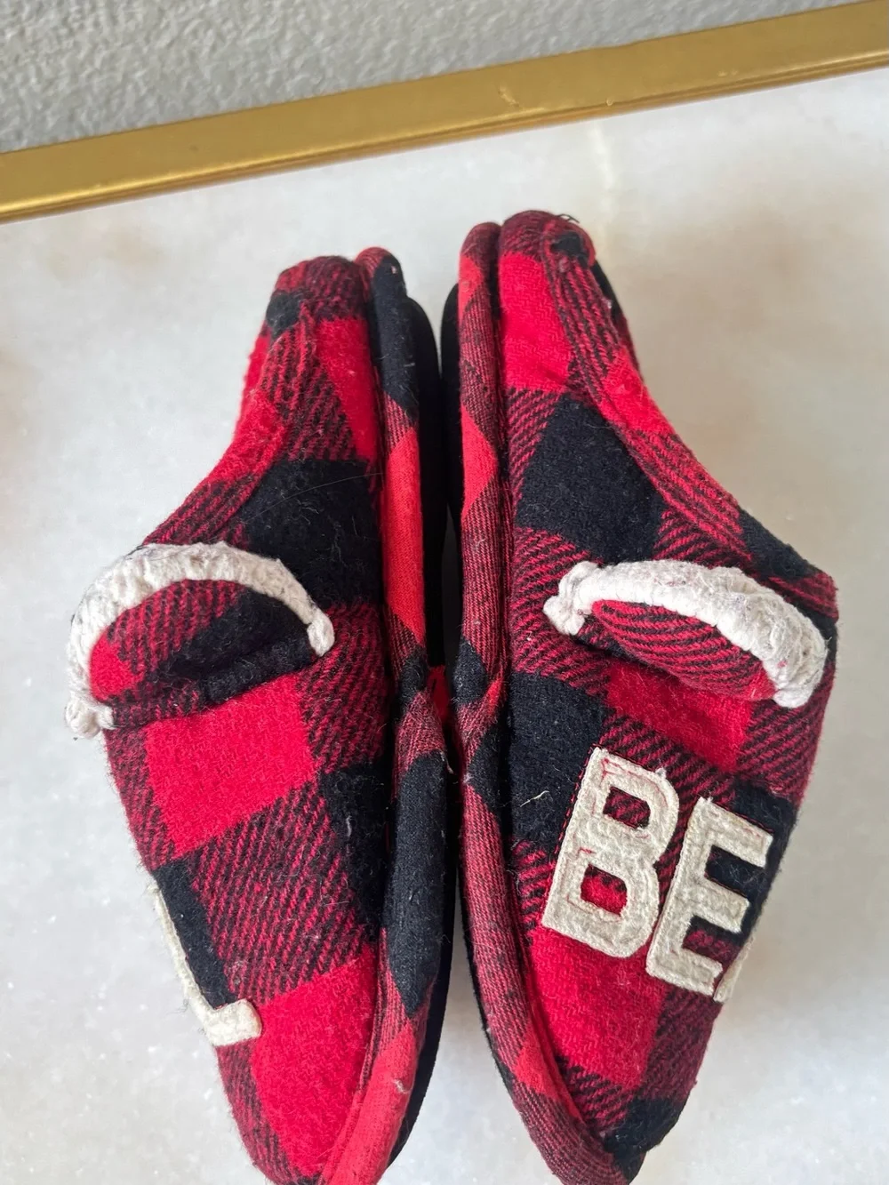 dearfoams soft plaid
